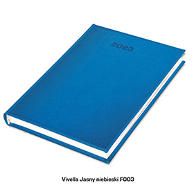 kalendarz książkowy vivella jasny niebieski