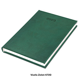 kalendarz książkowy vivella zielony