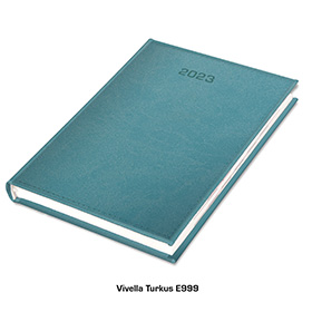 kalendarz książkowy vivella turkus