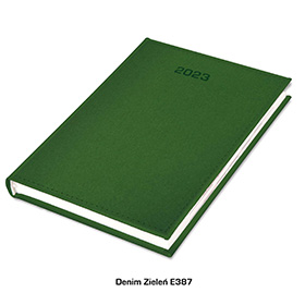 Kalendarz książkowy Denim zielony