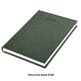 Kalendarz książkowy Natura Eko zieleń