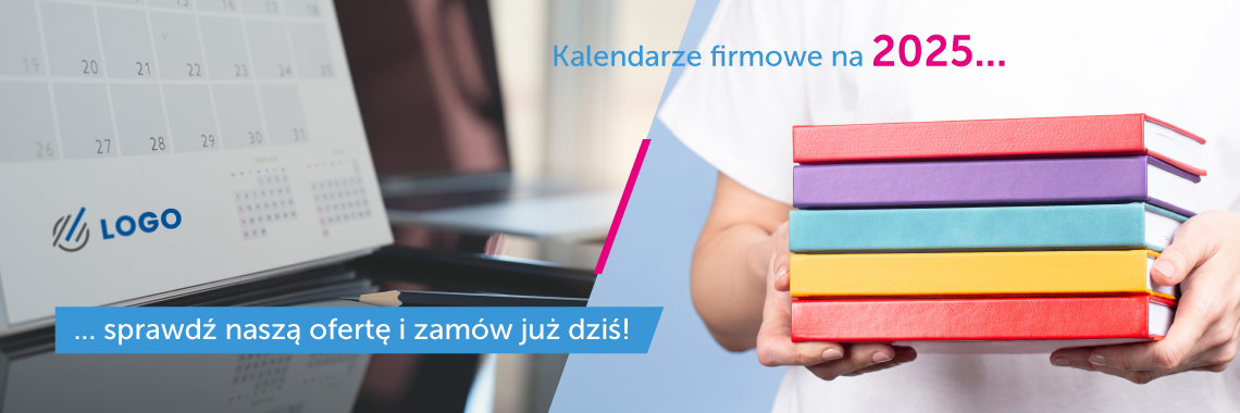 kalendarze z logo, nadrukiem